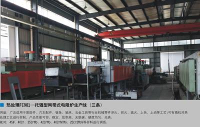 托錕型網(wǎng)帶式電阻爐生產(chǎn)線